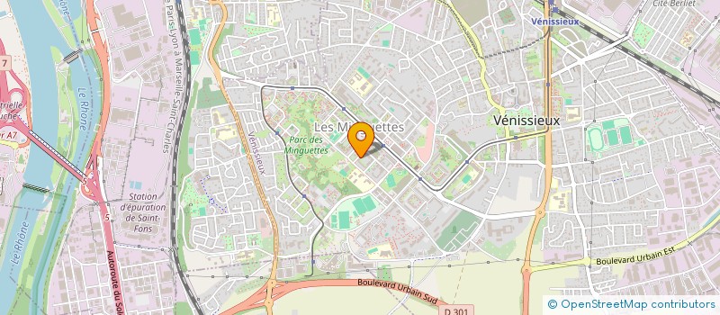 localisation de l'entreprise MONSIEUR HARIS CHEGUETTINE  VENISSIEUX