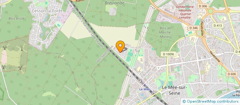 localisation de l'entreprise MONSIEUR HARIS HAFEEZ  LE MEE-SUR-SEINE