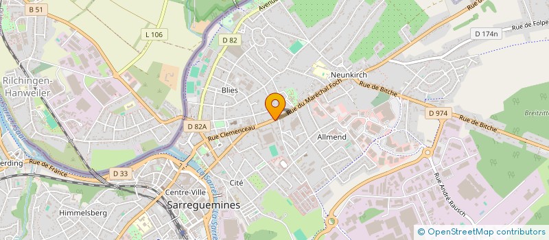 localisation de l'entreprise MONSIEUR HARIS HERGIC  SARREGUEMINES