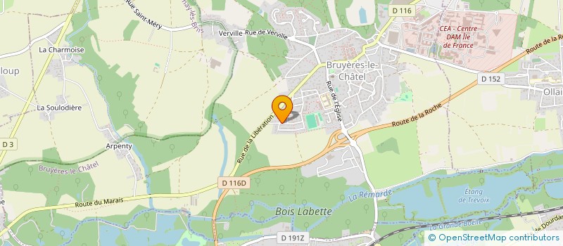 localisation de l'entreprise MONSIEUR HARIS HUSSAIN  BRUYERES-LE-CHATEL