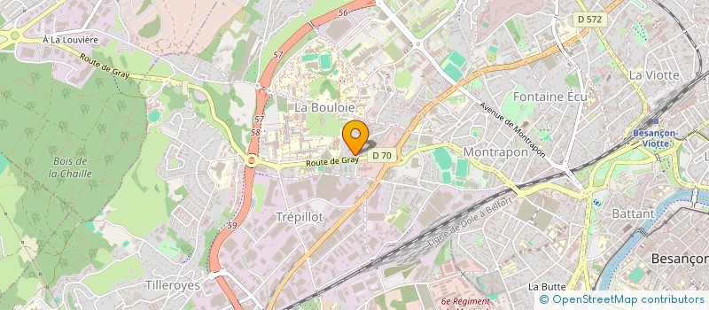 localisation de l'entreprise MONSIEUR HARIS KLJUNCANIN  BESANCON