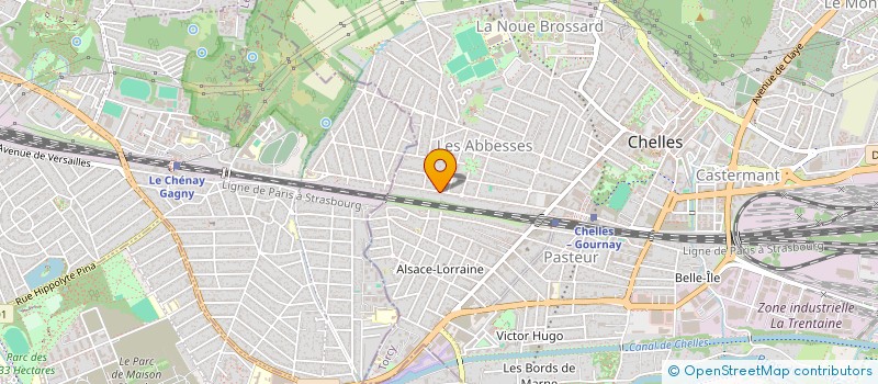 localisation de l'entreprise MONSIEUR HARIS TRUPIANO  CHELLES