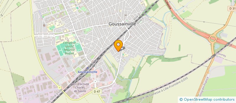 localisation de l'entreprise MONSIEUR HARIS USMAN  GOUSSAINVILLE