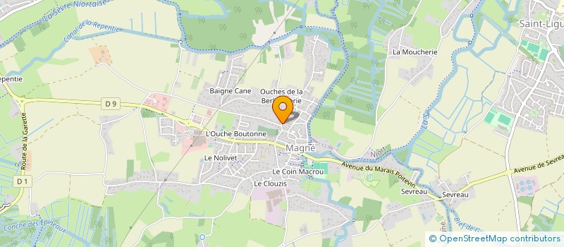 localisation de l'entreprise MONSIEUR HARISSON ROBIN  MAGNE