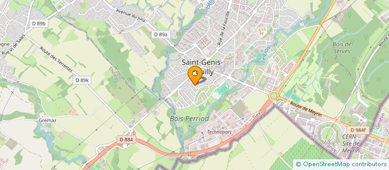 localisation de l'entreprise MONSIEUR HARITINA RANDRIANARISON à SAINT-GENIS-POUILLY