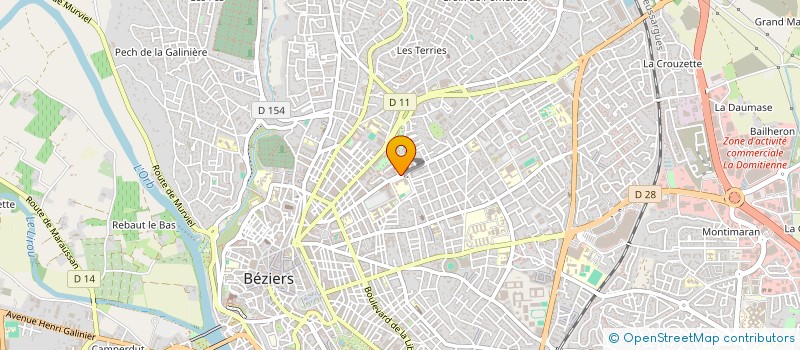 localisation de l'entreprise MONSIEUR HARIVELO RAKOTONIRAINY à BEZIERS
