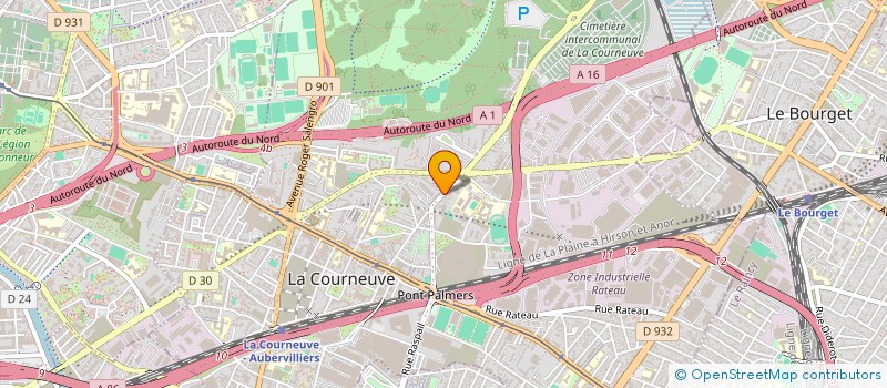 localisation de l'entreprise MONSIEUR HARJEET SINGH à LA COURNEUVE