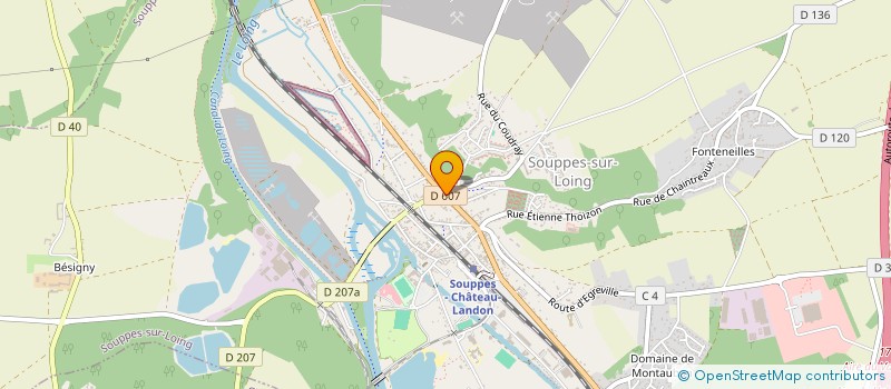 localisation de l'entreprise MONSIEUR HARJINDER BHUPINDER  SOUPPES-SUR-LOING