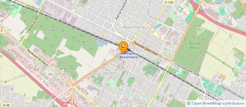 localisation de l'entreprise MONSIEUR HARLEY KENGUELEWA  MONTIGNY-LES-CORMEILLES