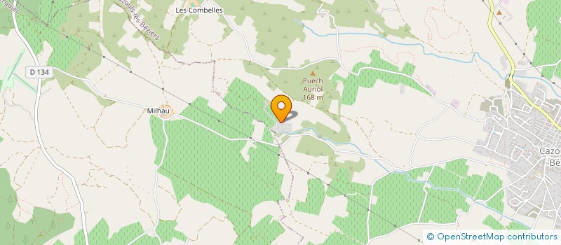 localisation de l'entreprise MONSIEUR HARM HINDRIKS  CAZOULS-LES-BEZIERS