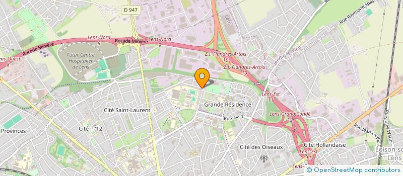 localisation de l'entreprise MONSIEUR HARMAND ROBLES MONGANG  BULLY-LES-MINES