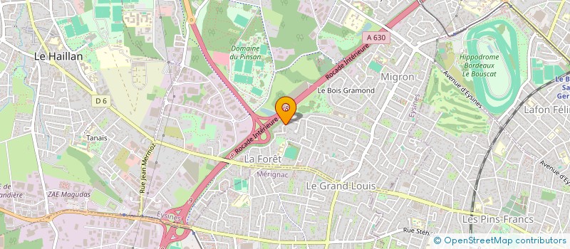 localisation de l'entreprise MONSIEUR HAROLD ADIN  EYSINES