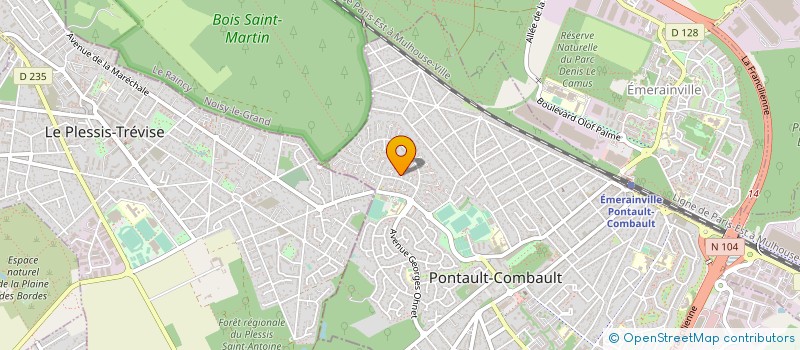 localisation de l'entreprise MONSIEUR HAROLD BANOR à PONTAULT-COMBAULT