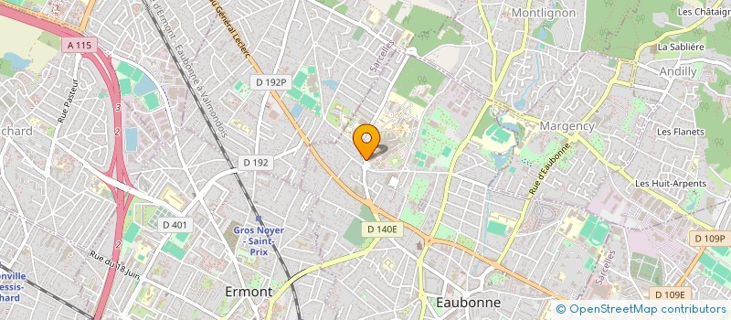 localisation de l'entreprise MONSIEUR HAROLD BENOIT à EAUBONNE