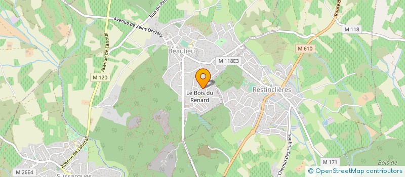 localisation de l'entreprise MONSIEUR HAROLD BRETON à BEAULIEU