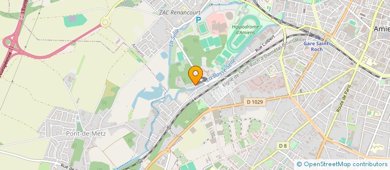 localisation de l'entreprise MONSIEUR HAROLD BUISINE à AMIENS