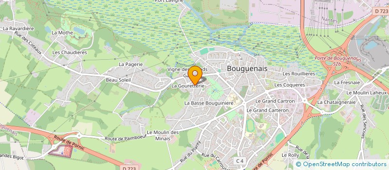 localisation de l'entreprise MONSIEUR HAROLD CASTRO à BOUGUENAIS