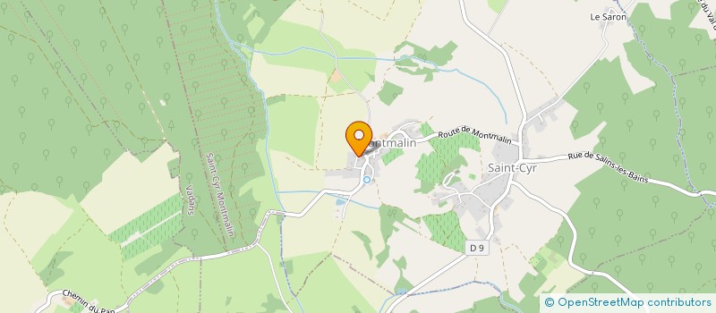 localisation de l'entreprise MONSIEUR HAROLD CAVENE  SAINT-CYR-MONTMALIN