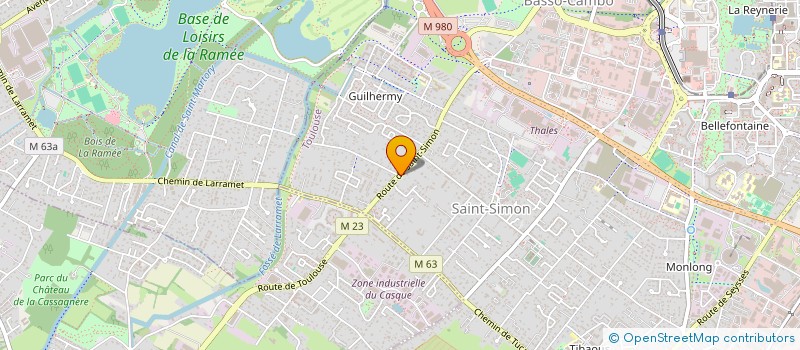 localisation de l'entreprise MONSIEUR HAROLD CHIRON à TOULOUSE