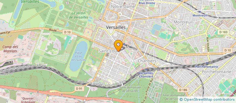 localisation de l'entreprise MONSIEUR HAROLD DE LAIGUE à VERSAILLES