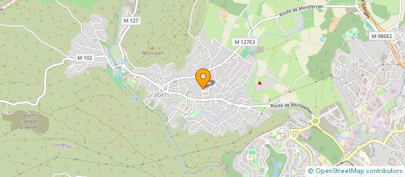 localisation de l'entreprise MONSIEUR HAROLD DIEHL  GRABELS