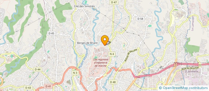 localisation de l'entreprise MONSIEUR HAROLD EDWIGE  FORT-DE-FRANCE