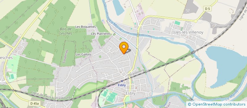 localisation de l'entreprise MONSIEUR HAROLD EPINEUSE à ESBLY