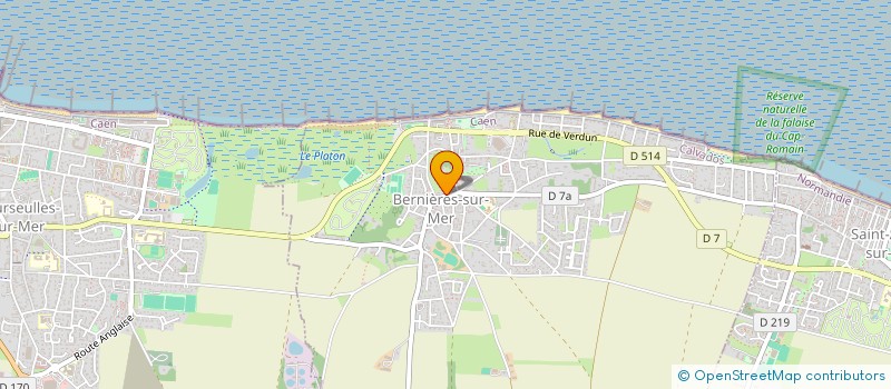 localisation de l'entreprise MONSIEUR HAROLD EUDIER  BERNIERES-SUR-MER