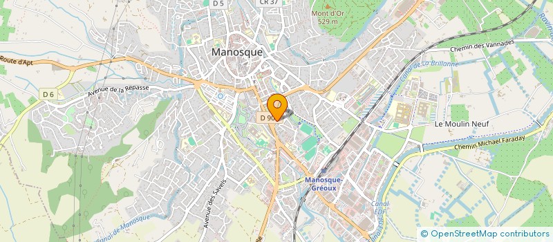 localisation de l'entreprise MONSIEUR HAROLD FOGUE WABO à MANOSQUE