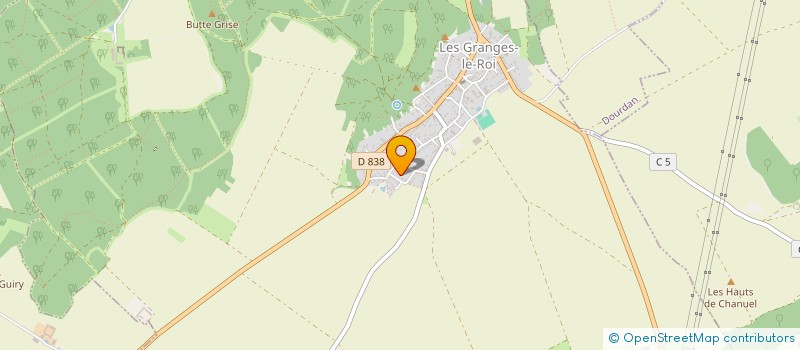 localisation de l'entreprise MONSIEUR HAROLD FOLY à LES GRANGES-LE-ROI