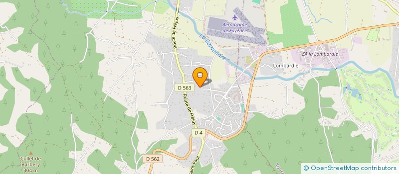 localisation de l'entreprise MONSIEUR HAROLD GASNOT  FAYENCE