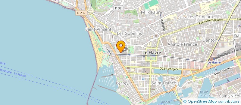 localisation de l'entreprise MONSIEUR HAROLD GAY à LE HAVRE