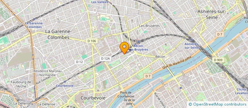 localisation de l'entreprise MONSIEUR HAROLD JODEAU à COURBEVOIE