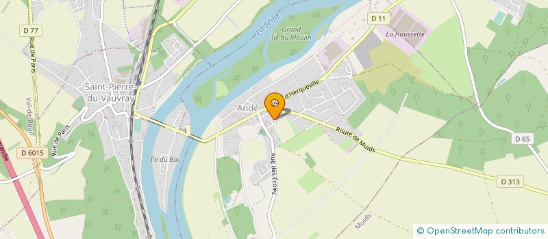 localisation de l'entreprise MONSIEUR HAROLD SAMA à ANDE