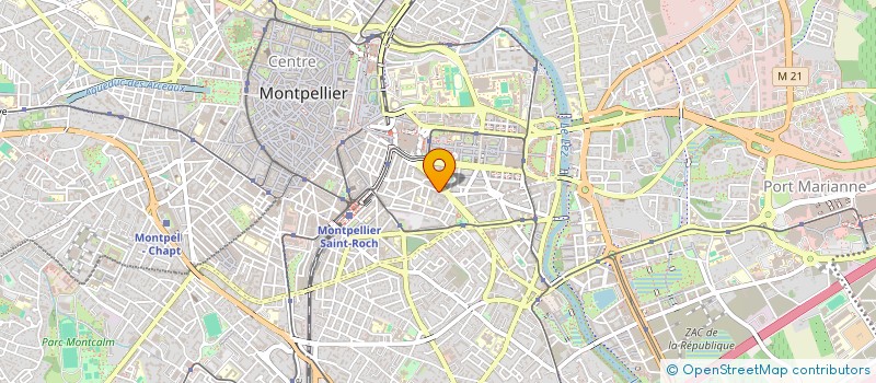 localisation de l'entreprise MONSIEUR HAROLD SIMON à MONTPELLIER