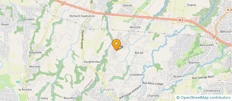 localisation de l'entreprise MONSIEUR HAROLD TAFNA DANAVIN  BAIE MAHAULT