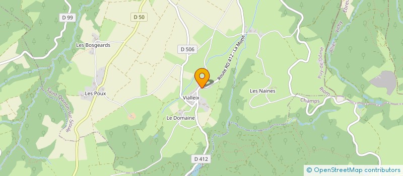 localisation de l'entreprise MONSIEUR HAROLD TURGIS  SAINT-QUINTIN-SUR-SIOULE