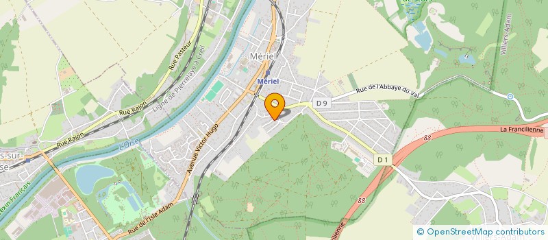 localisation de l'entreprise MONSIEUR HAROON HAFIZI  MERIEL