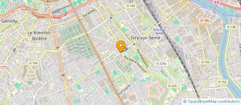 localisation de l'entreprise MONSIEUR HAROON MOHAMED BABKER  IVRY-SUR-SEINE