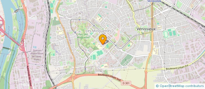 localisation de l'entreprise MONSIEUR HAROUN BAKHOUCHE  VENISSIEUX