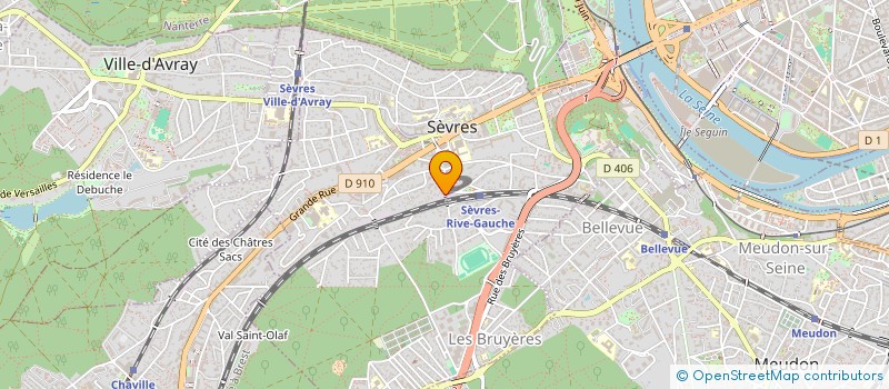localisation de l'entreprise MONSIEUR HAROUN BENDAHHOU à SEVRES
