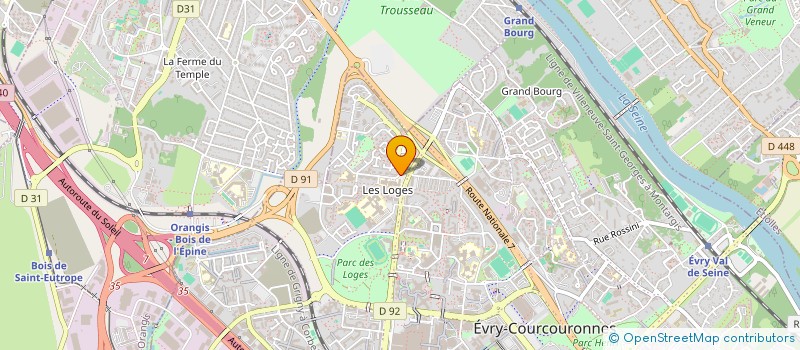 localisation de l'entreprise MONSIEUR HAROUN BOUHALI  EVRY-COURCOURONNES