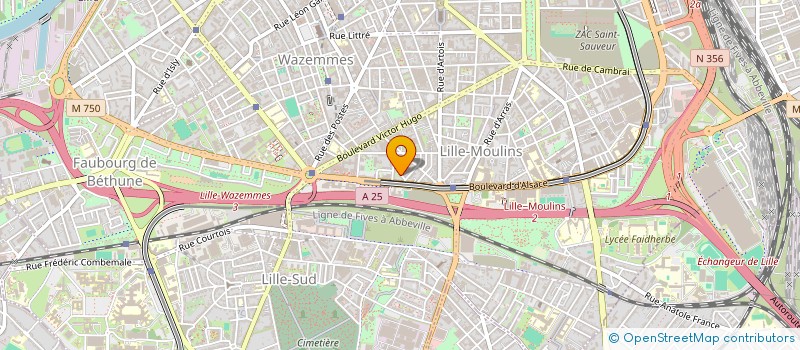 localisation de l'entreprise MONSIEUR HAROUN BOUSSABOUN  LILLE