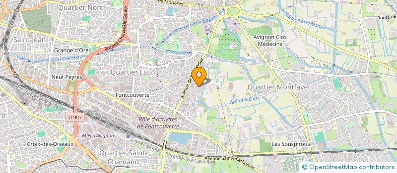 localisation de l'entreprise MONSIEUR HAROUN HEJJAJI  AVIGNON