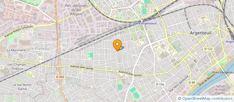 localisation de l'entreprise MONSIEUR HAROUN KABOUCHE  ARGENTEUIL