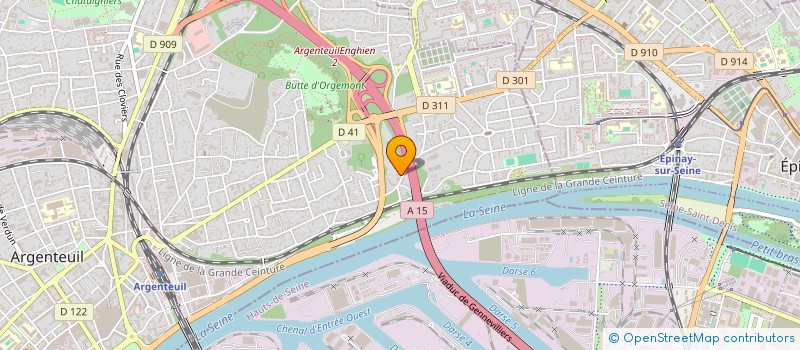 localisation de l'entreprise MONSIEUR HAROUN MOUNIR BENELAHCENE  ARGENTEUIL