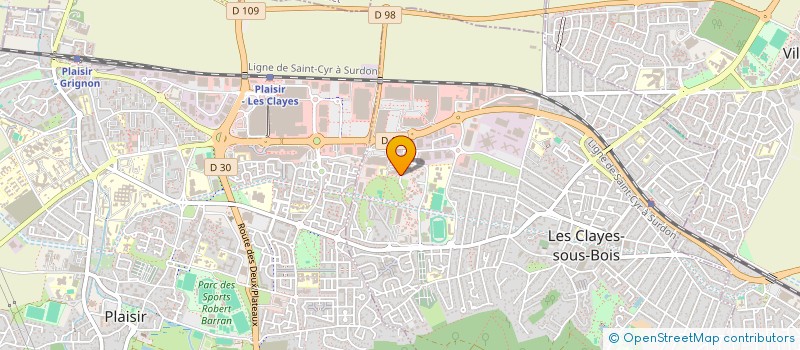 localisation de l'entreprise MONSIEUR HAROUN SAIFI à LES CLAYES-SOUS-BOIS
