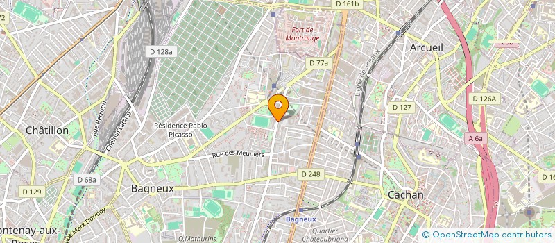 localisation de l'entreprise MONSIEUR HAROUNA AMADOU DIALLODIADIALLO à BAGNEUX