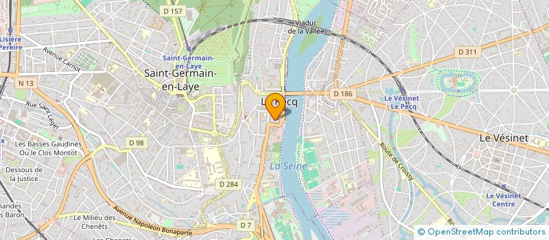 localisation de l'entreprise MONSIEUR HAROUNA BA  PECQ (LE)