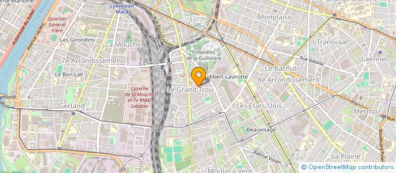 localisation de l'entreprise MONSIEUR HAROUNA BA  LYON